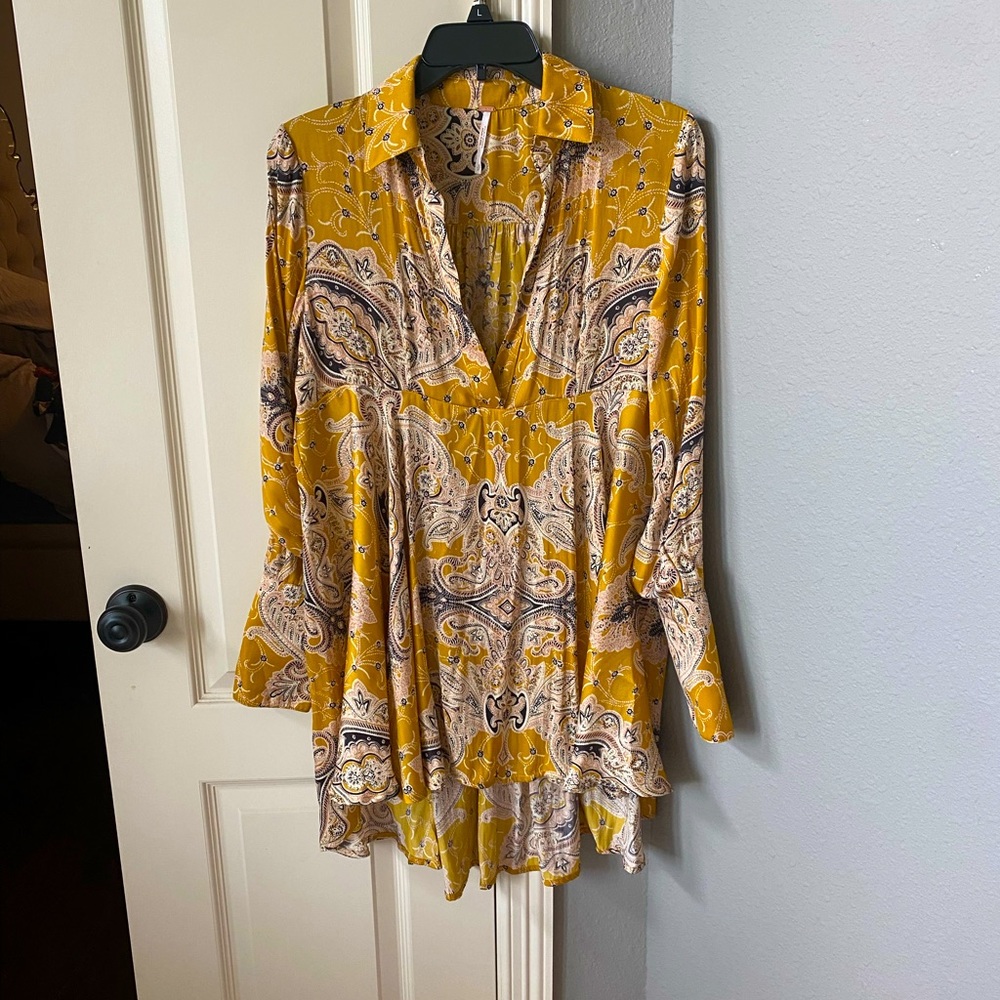 Free people high low tunic worn once to dinner